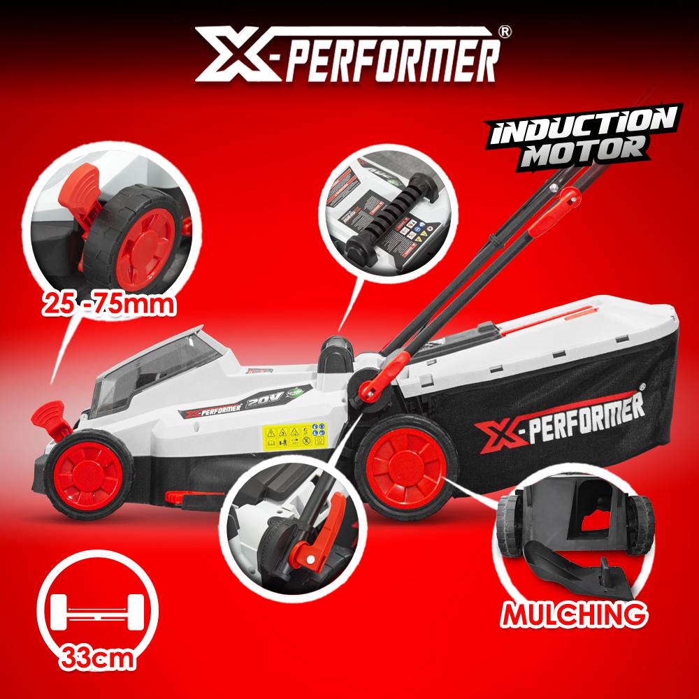 Tondeuse rechargeable 20V max 33 cm livrée sans batterie - X-Performer - Image 3