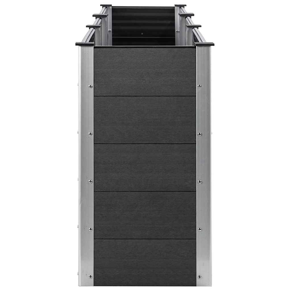 ComfortXL - Jardinière haute et longue en composite WPC pour terrasse et jardin Gris 300x50x91cm – ComfortXL Outdoor Living - Image 4