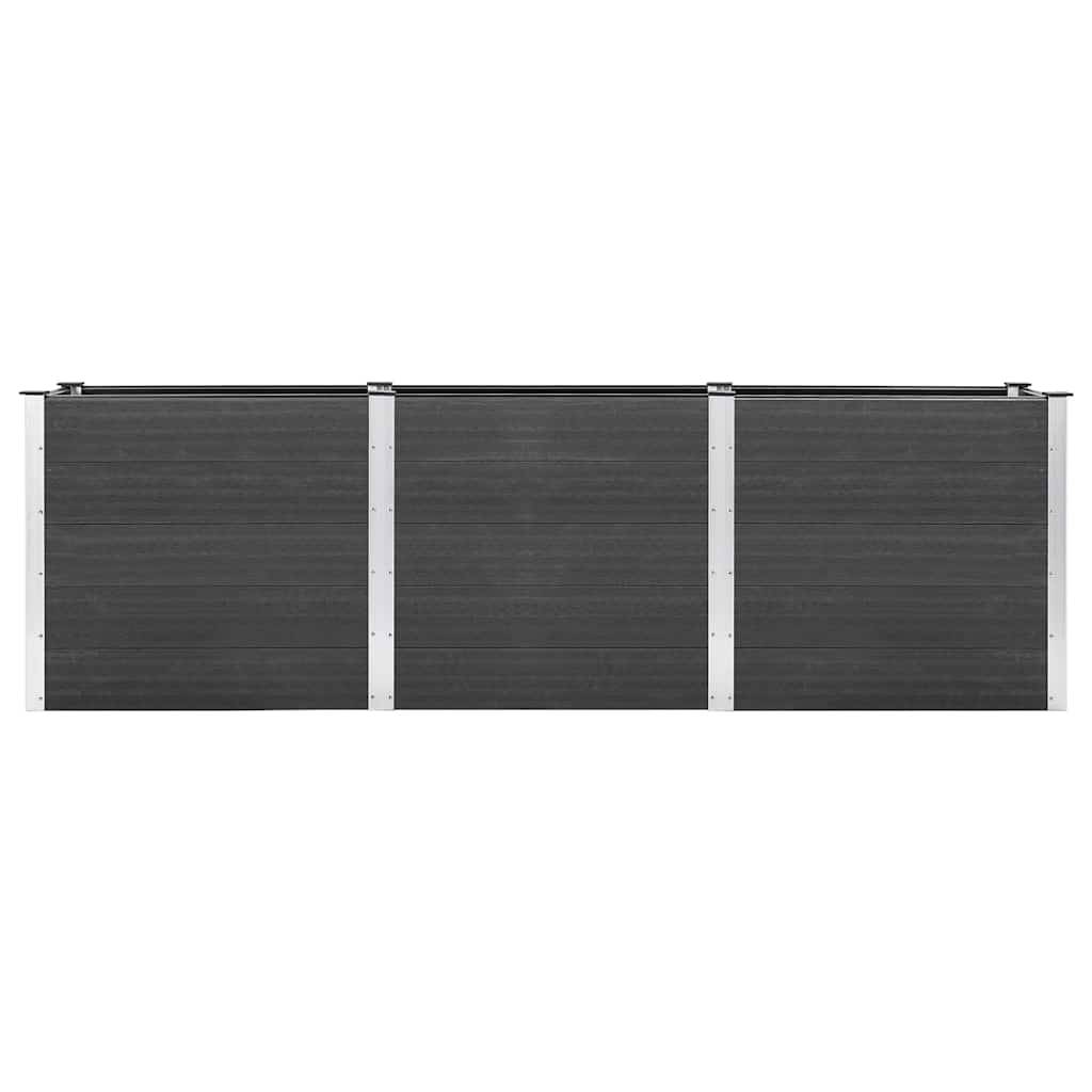 ComfortXL - Jardinière haute et longue en composite WPC pour terrasse et jardin Gris 300x50x91cm – ComfortXL Outdoor Living - Image 3