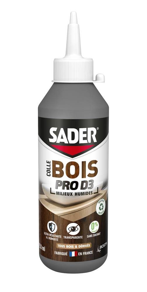 Sader - SADER COLLE BOIS PRO D3 BIB 250GR