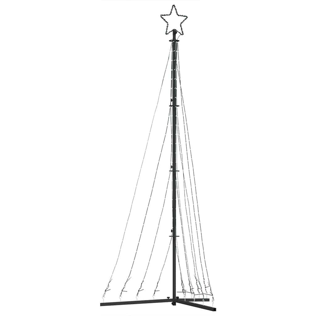 Sapin de Noël | Arbre de Noël à LED 447 LED blanc chaud 250 cm Maison Chic - Image 4