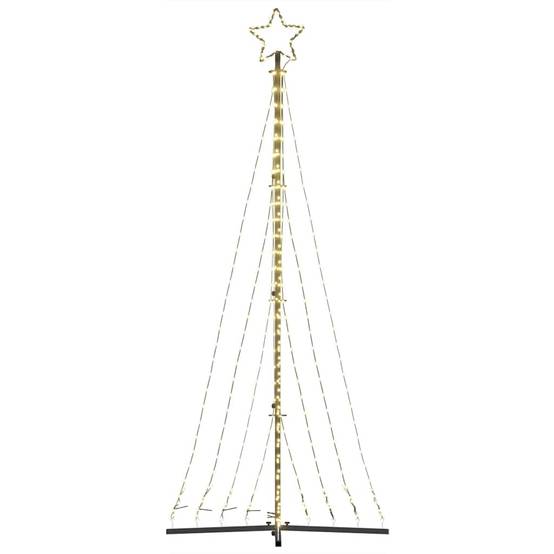 Sapin de Noël | Arbre de Noël à LED 447 LED blanc chaud 250 cm Maison Chic - Image 6