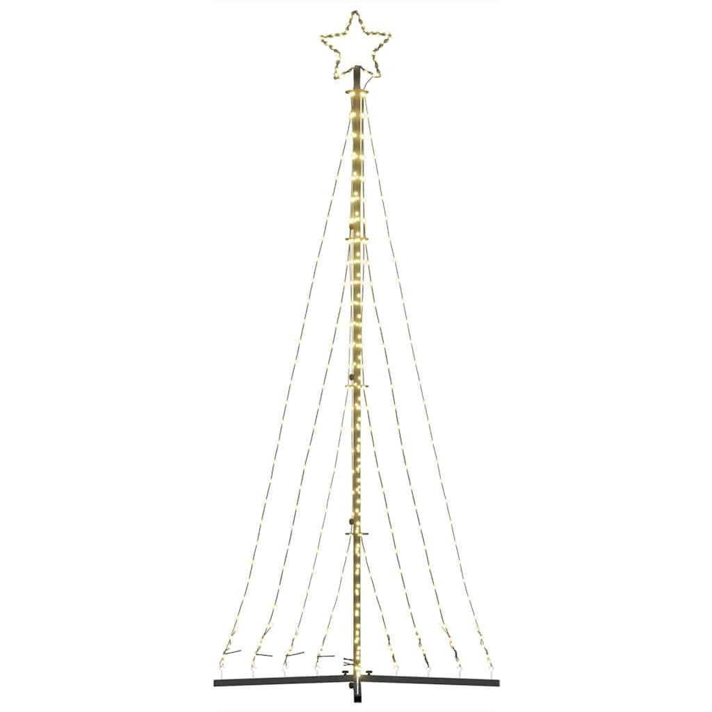 Sapin de Noël | Arbre de Noël à LED 447 LED blanc chaud 250 cm Maison Chic - Image 6