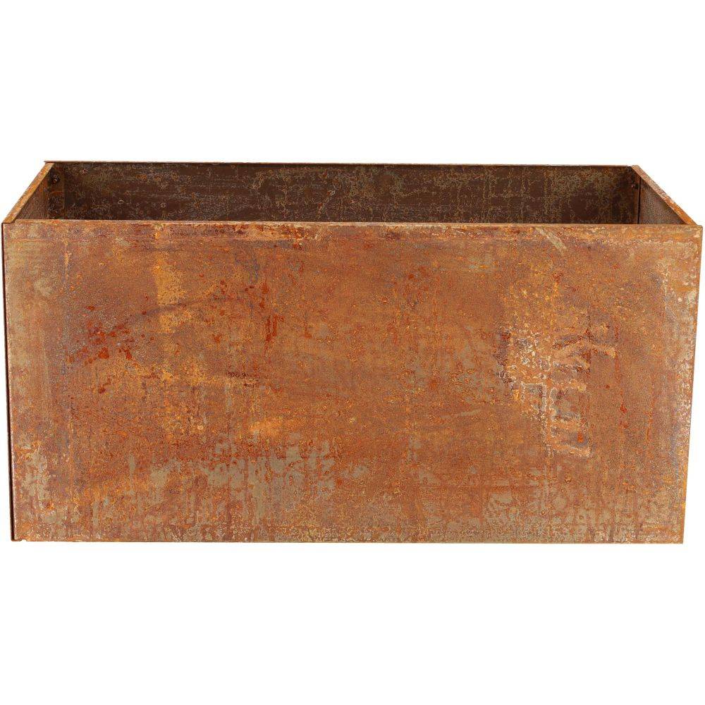 Esschert Design - Jardinière en acier corten rouille 78 x 38 x 38 cm - Image 4
