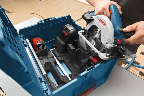 Bosch - Scie circulaire GKS 18V-57 G pour bois BOSCH - 2 batteries + chargeur - en L-Boxx - accessoires - 06016A2106 - Image 4
