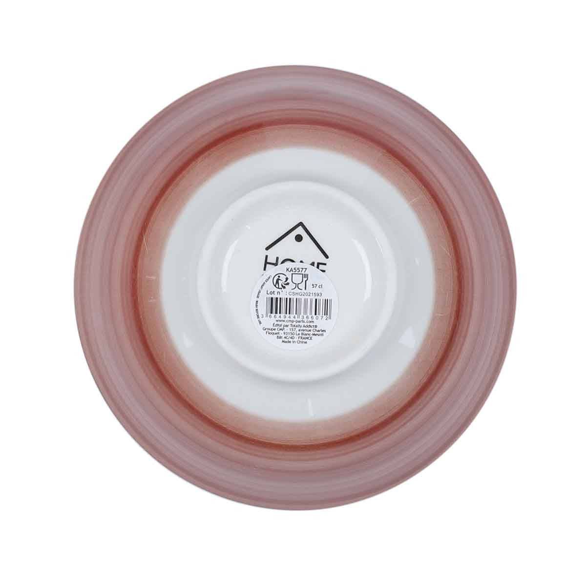 The Home Deco Factory - Coupelle en Céramique "Mandala" 57cl Orange - Image 3