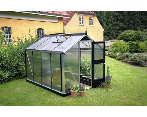 Juliana - Serre en polycarbonate 6,6 m² Compact, aluminium - Juliana - Image 2