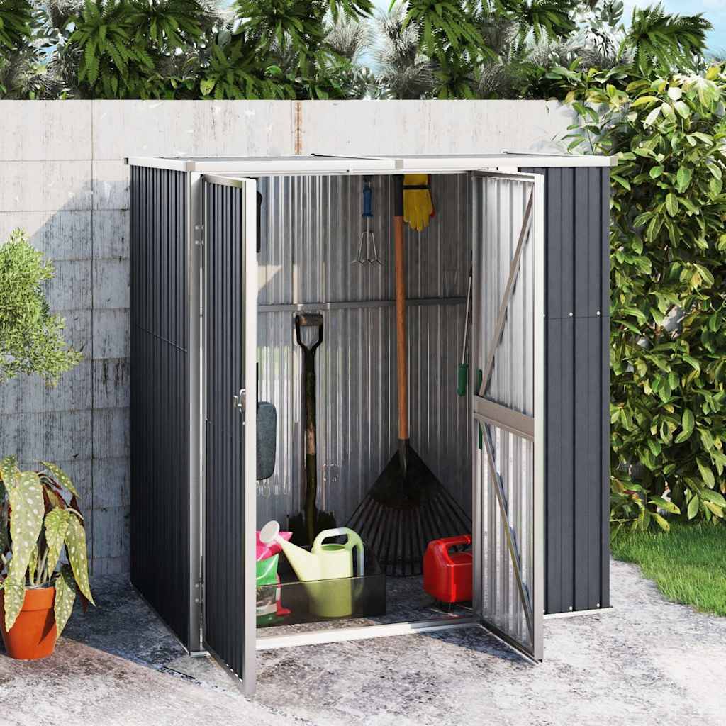 Vidaxl - Abri à outils de jardin anthracite 161x89x161cm Métal galvanisé vidaXL 316211