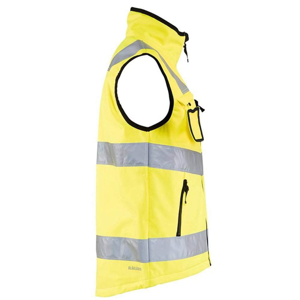 Gilet sans manches haute visibilité Blaklader Softshell Jaune L - Image 7