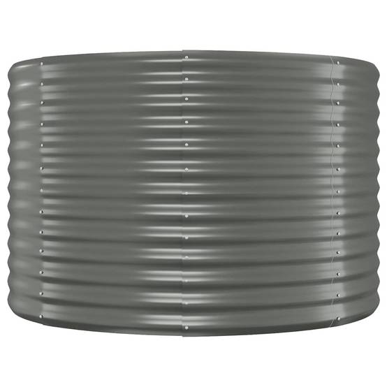 ComfortXL - Jardinière haute ovale acier galvanisé potager Gris 175x100x68 cm – ComfortXL Outdoor Living - Image 4