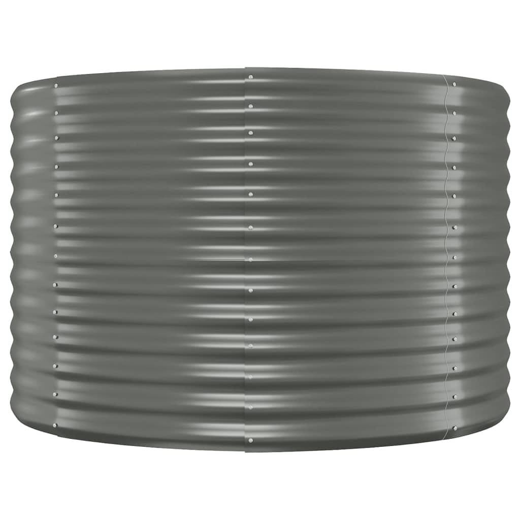 ComfortXL - Jardinière haute ovale acier galvanisé potager Gris 175x100x68 cm – ComfortXL Outdoor Living - Image 4