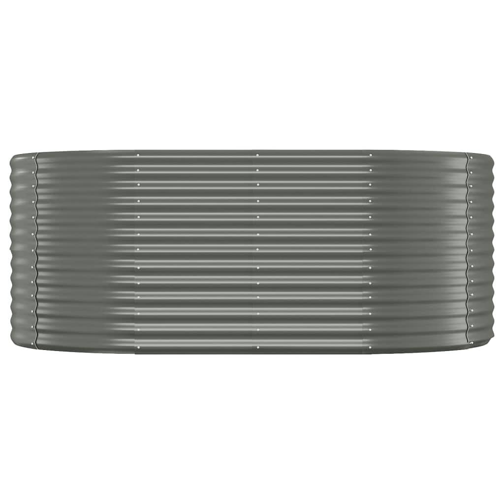 ComfortXL - Jardinière haute ovale acier galvanisé potager Gris 175x100x68 cm – ComfortXL Outdoor Living - Image 3