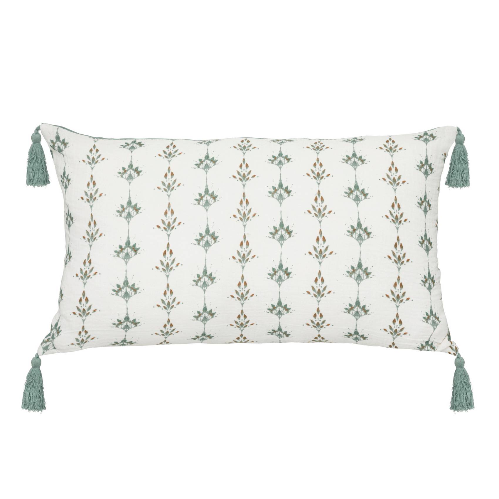 Atmosphera - Coussin en coton à pompons - ATMOSPHERA - Imagen 1