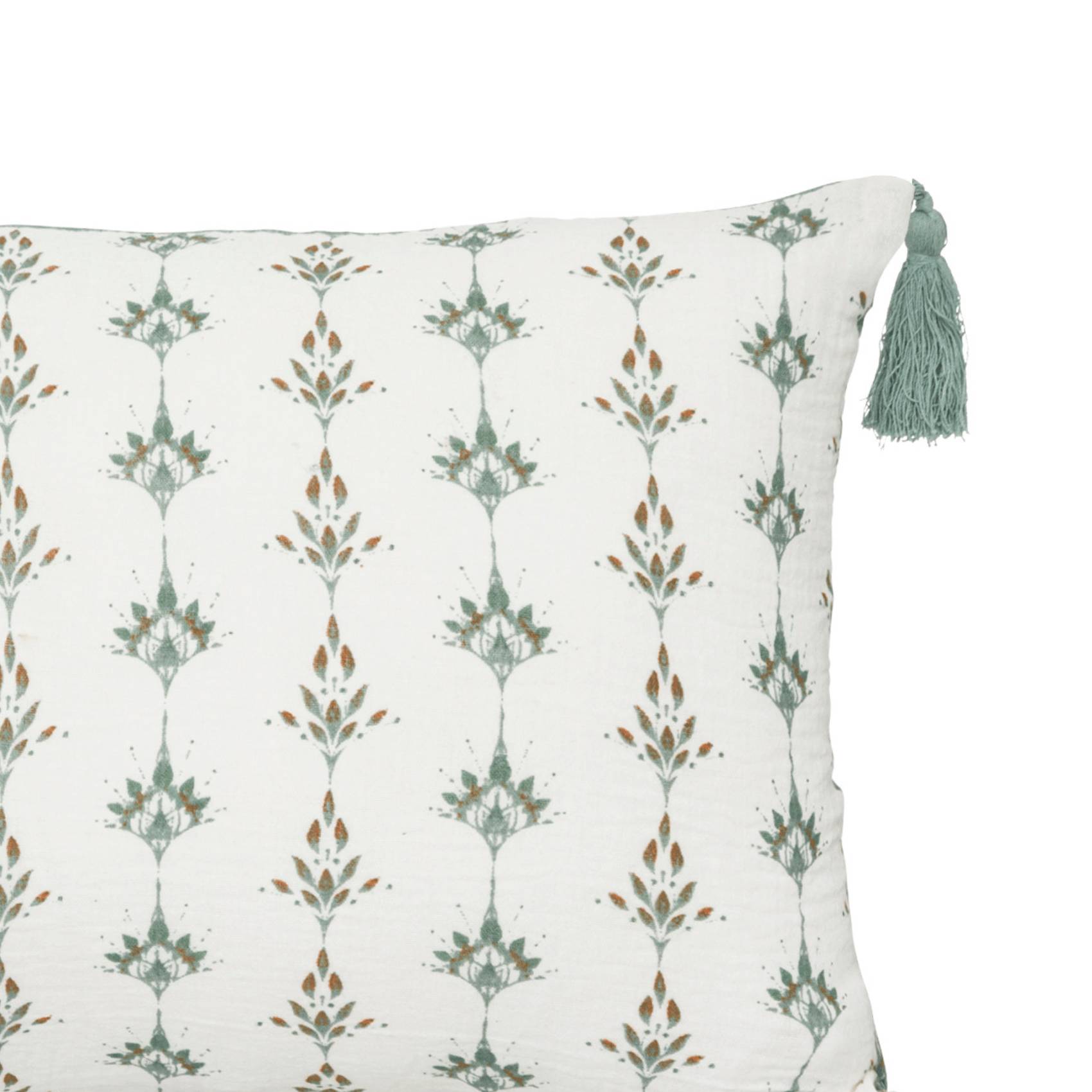Atmosphera - Coussin en coton à pompons - ATMOSPHERA - Imagen 4