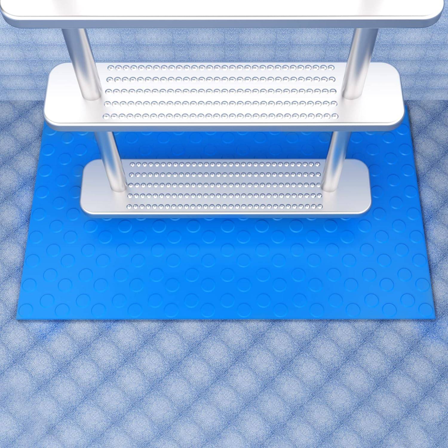 Accessoires de piscine,Tapis d'échelle de piscine, tapis de piscine antidérapant, tapis d'escalier de piscine,23×60 cm.-Lytech - Image 7
