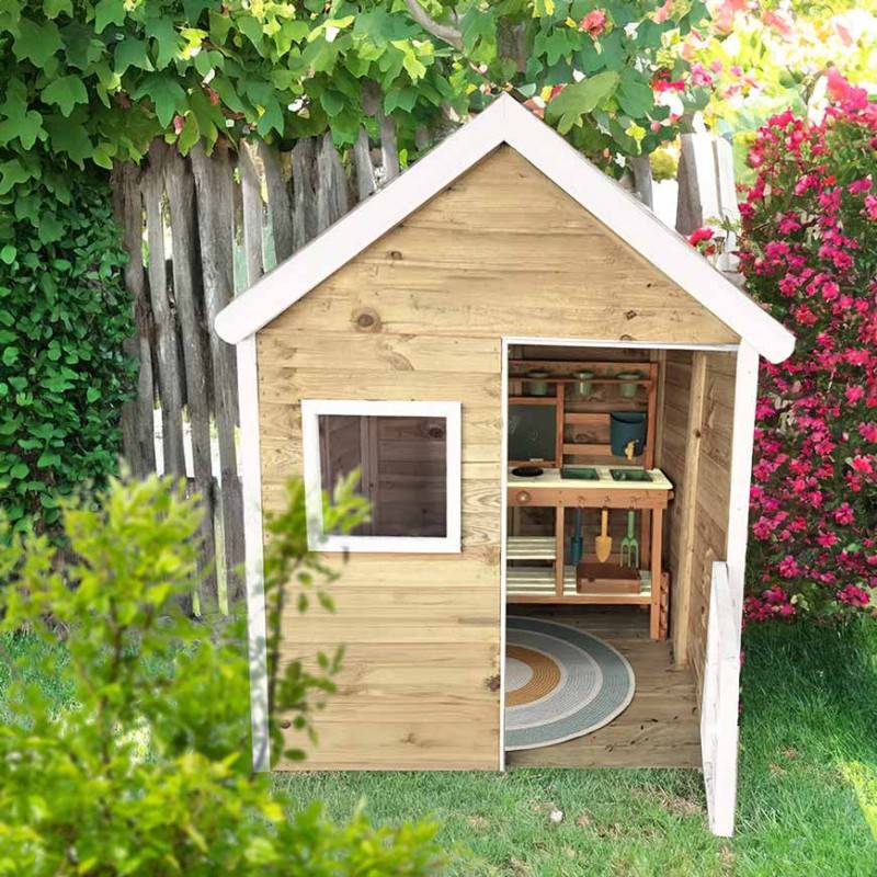 Soulet - Maisonnette en bois traité pour enfantr MARINA - Imagen 2
