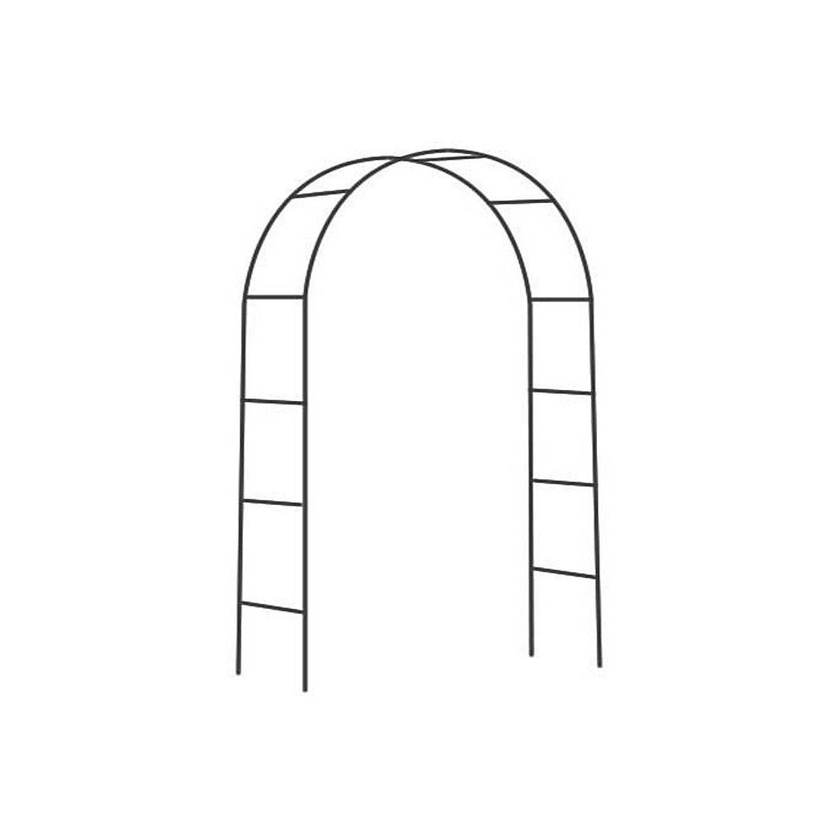Gardman - Arche déco en fer noir Atea Unitaire Gardman - Imagen 1