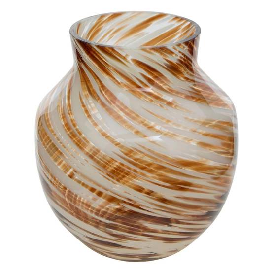 Vase Déco en Verre "Arvo" 19cm Multicolore - Image 1