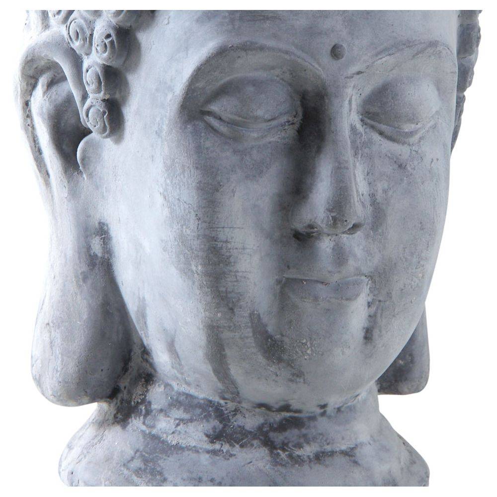 Aubry Gaspard - Tête de Bouddha fibre de ciment - Imagen 4