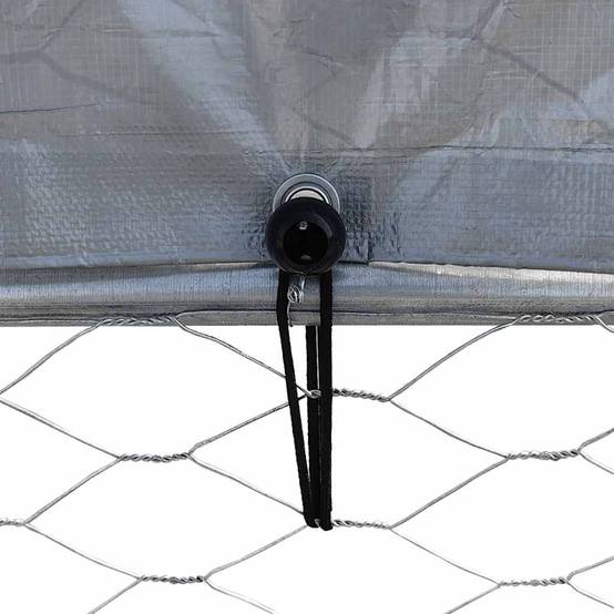 Vidaxl - Cage à poules avec toit et porte argenté acier galvanisé vidaXL 3294911 - Image 8