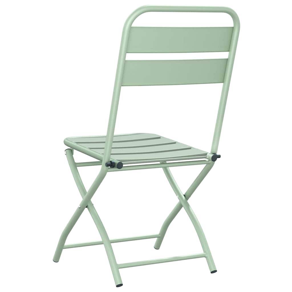 Prolenta Premium - Chaises de jardin acier vert 42 x 52 x 82 cm - Prolenta premium p379.3 - Image 7
