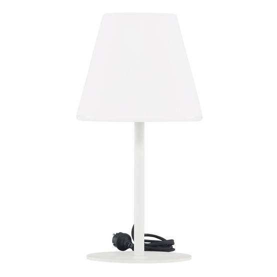 Paris Prix - Lampe à Poser d'Extérieur "Moris" 52cm Blanc - Image 1