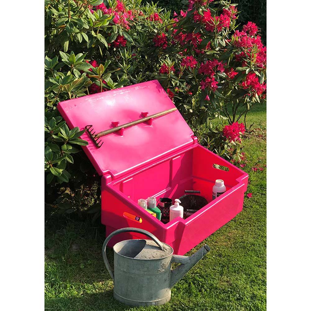 Coffre de jardin 100l avec grenouillères-plast'up rotomoulage - Imagen 2