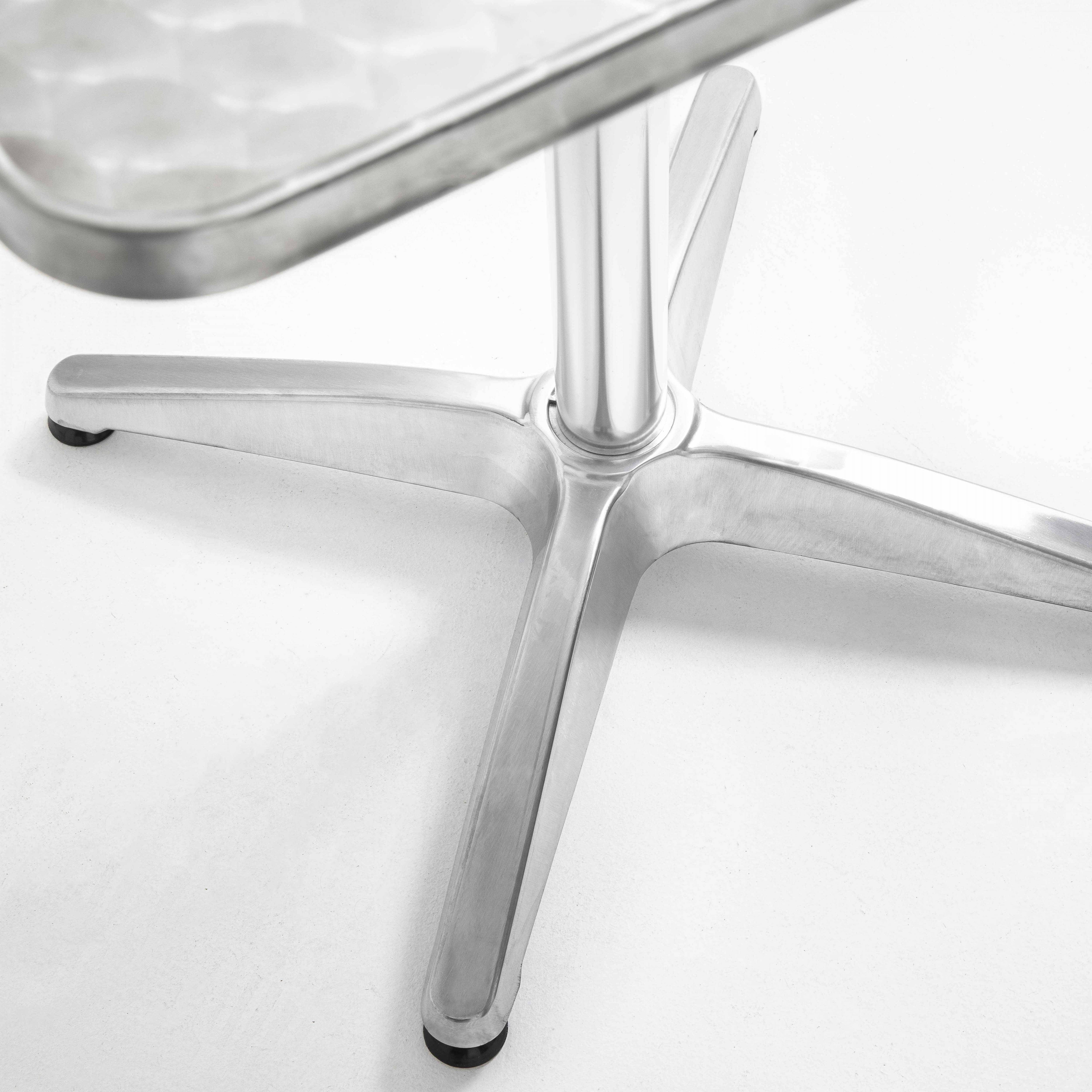Oviala - Table de jardin carrée en aluminium pliante Brixson - Oviala - Imagen 6