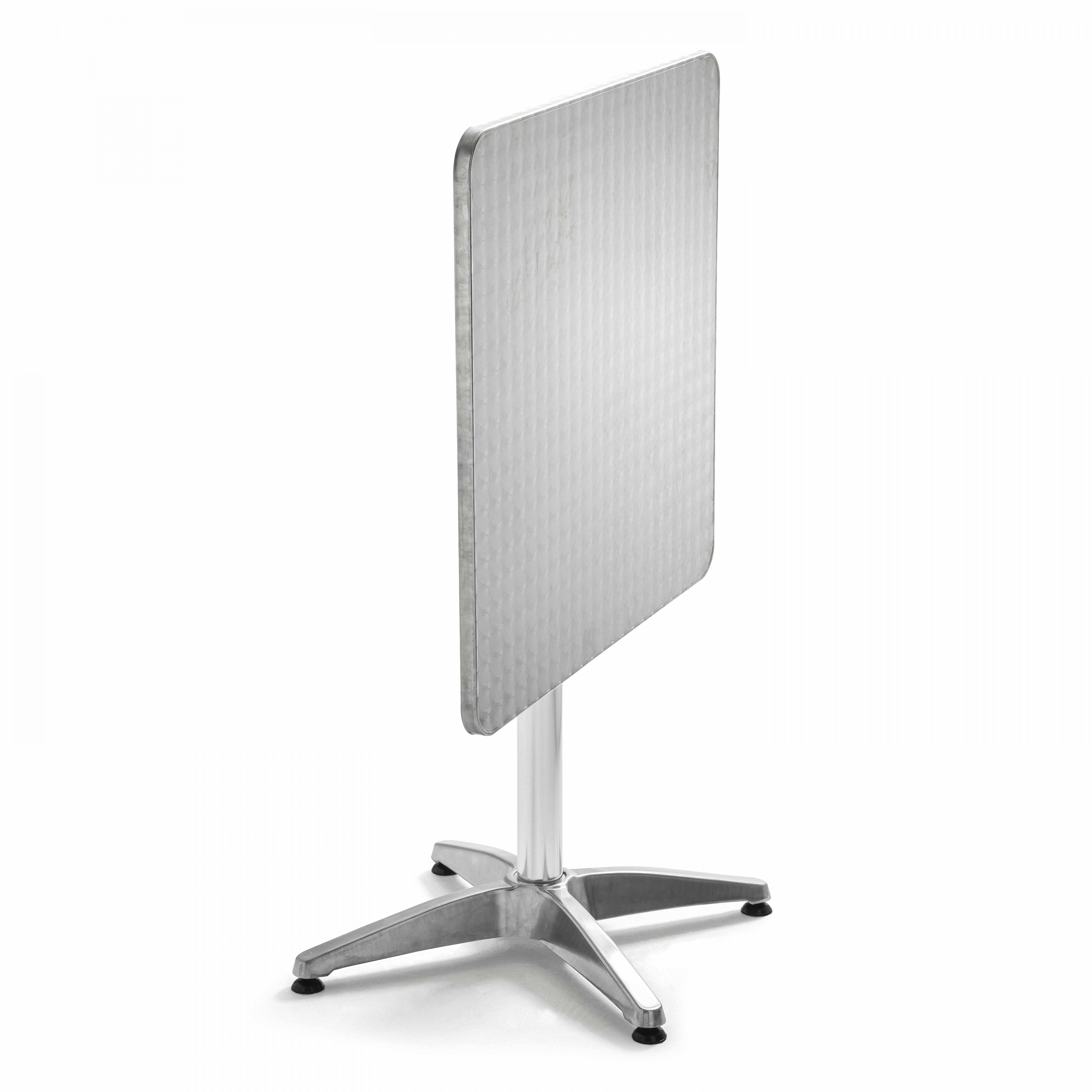Oviala - Table de jardin carrée en aluminium pliante Brixson - Oviala - Imagen 3