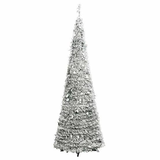 ComfortXL - Sapin de Noël Artificiel Escamotable Floconné Pré-éclairé 150 LED 180 cm – ComfortXL Outdoor Living - Image 6