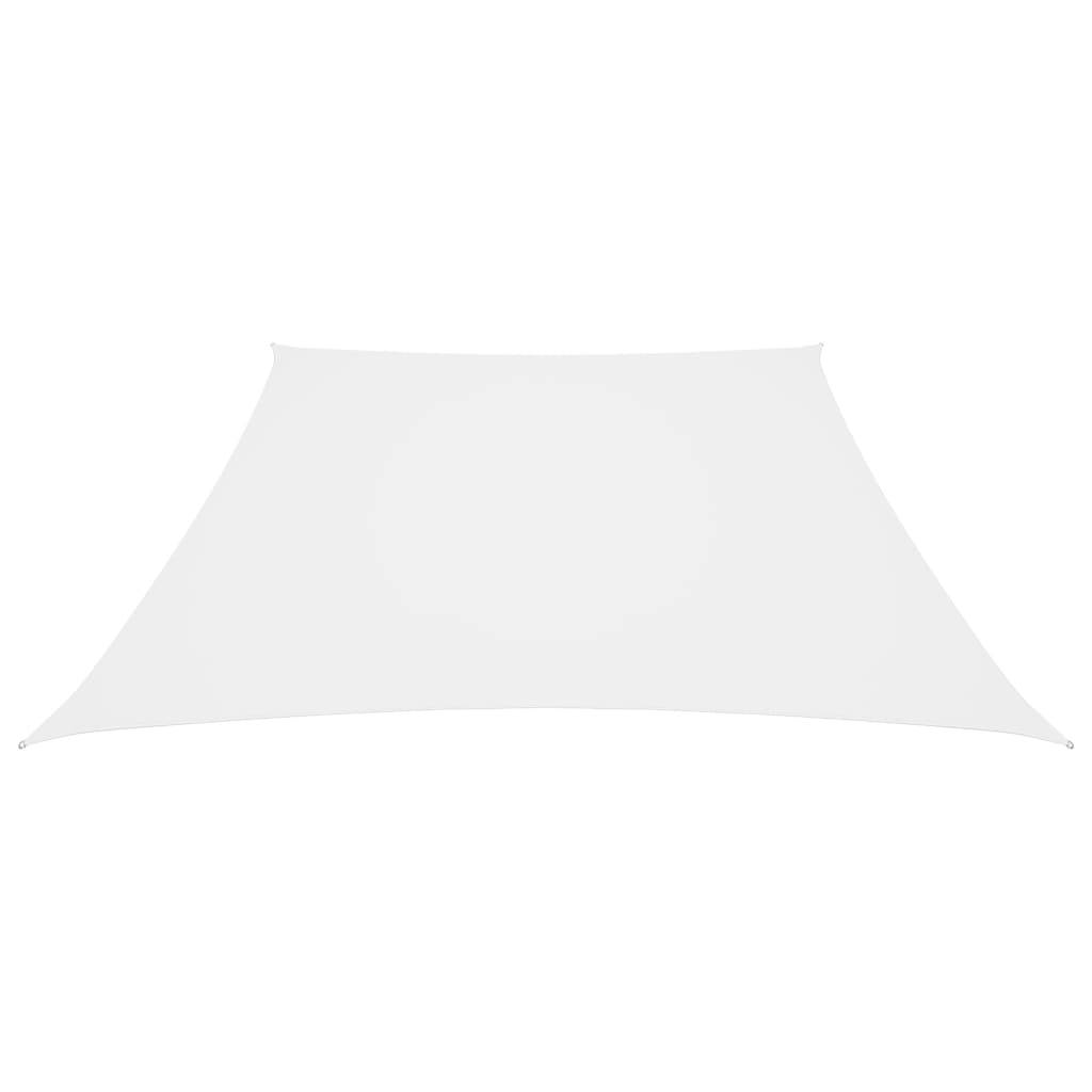 Helloshop26 - Voile toile d'ombrage parasol tissu oxford trapèze 3/4 x 3 m blanc - Imagen 2
