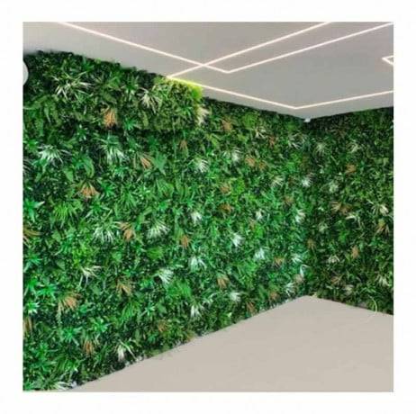 James Grass - France Green - Mur végétal artificiel savane 1m x 1m, Long 15 m - Imagen 2