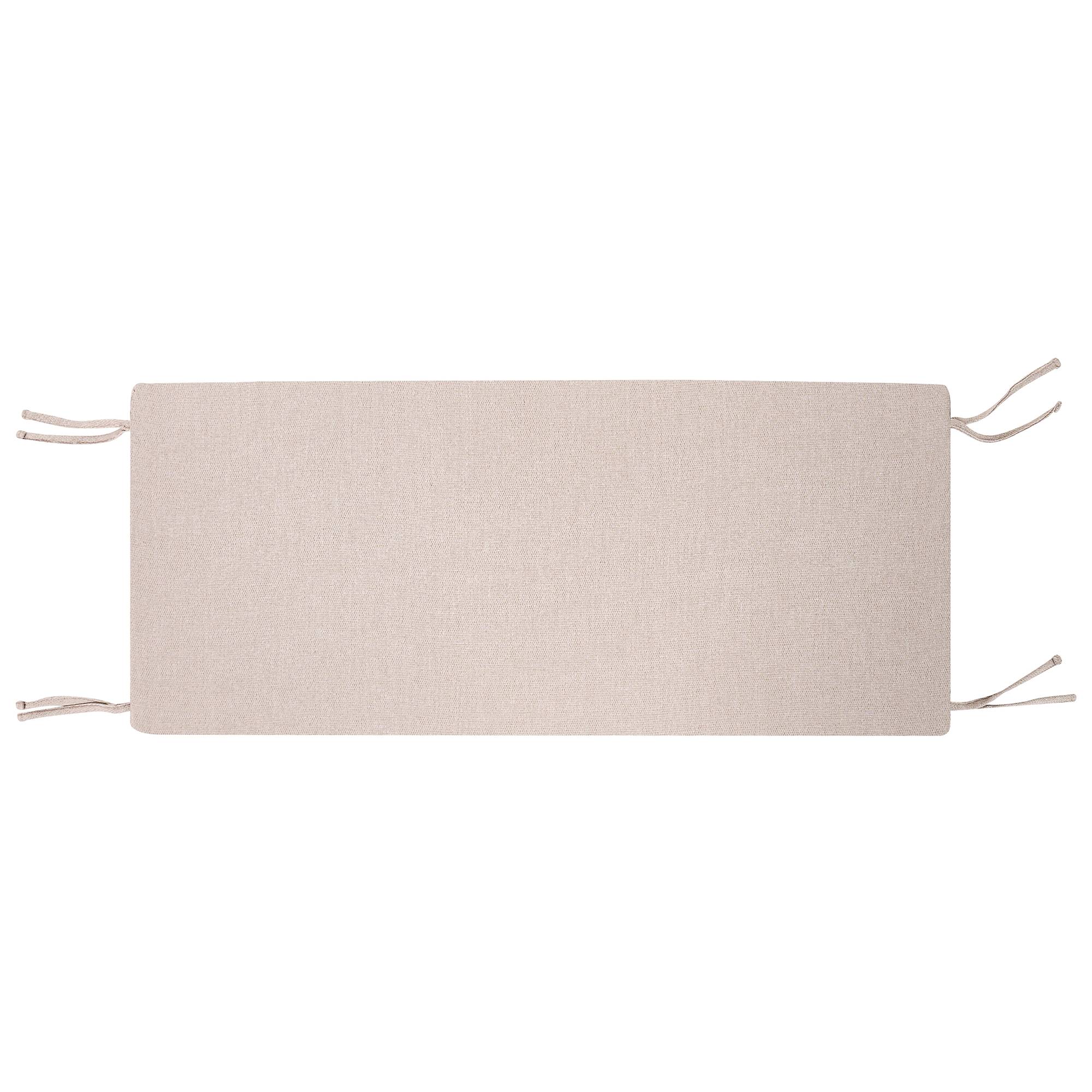 Beliani - Coussin d'assise d'extérieur Oléfine Beige SOVANA - 108x45x5- Beliani - Image 4