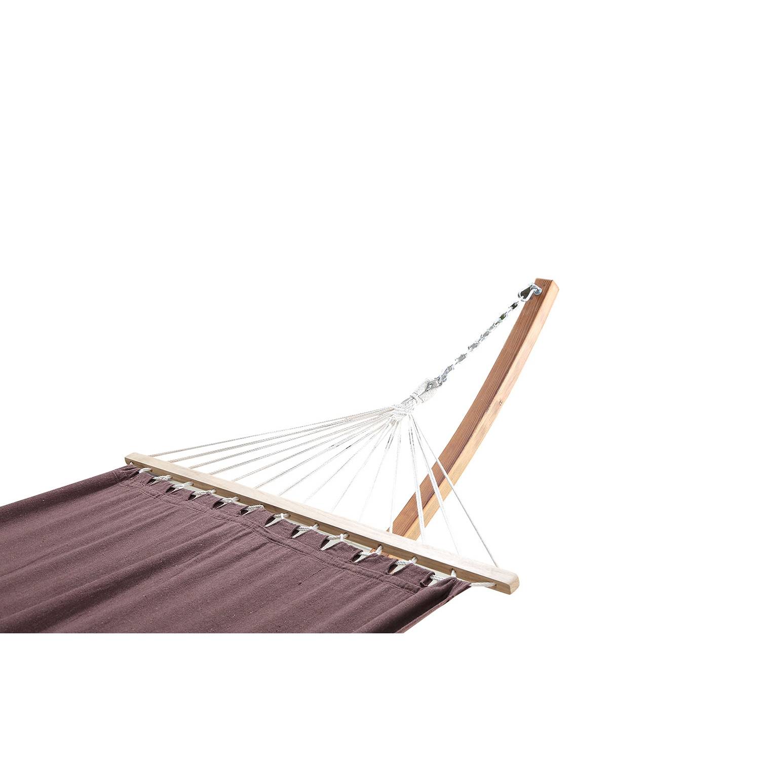 Concept Usine - Hamac avec support 3,15 m en bois chocolat LAGOA - Image 6