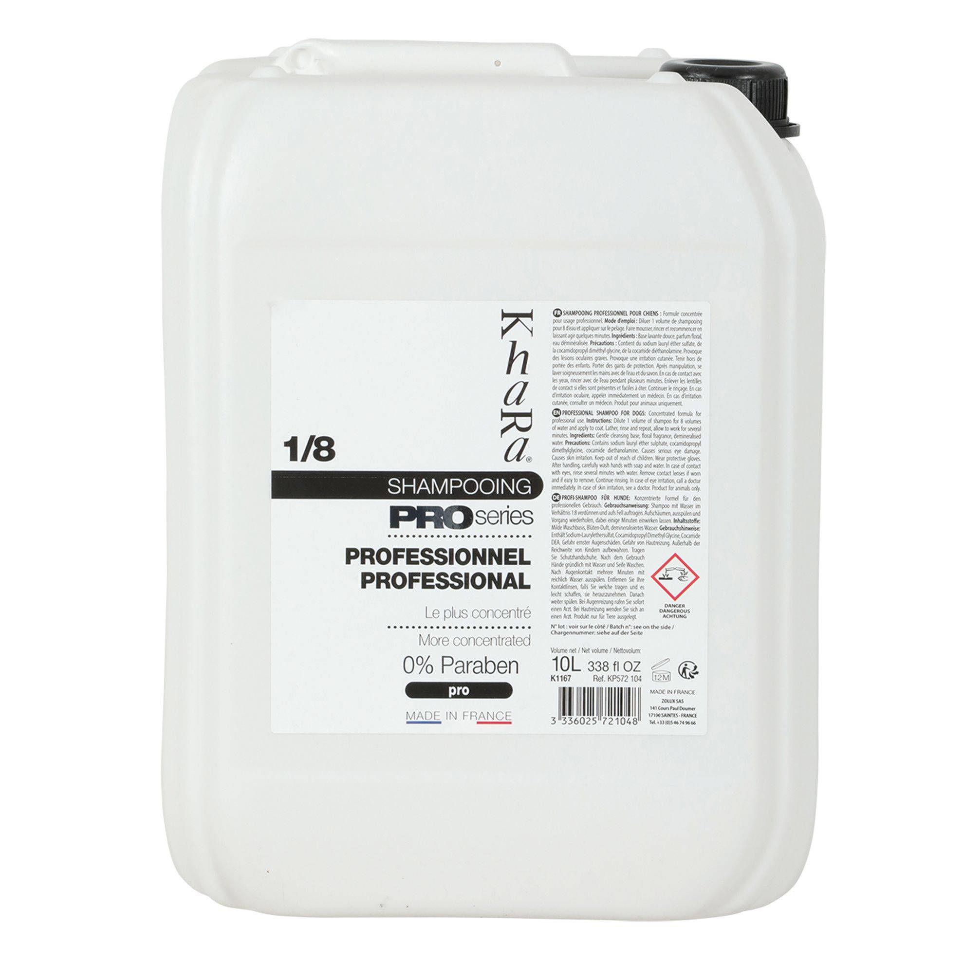 Shampooing Khara professionnel : 10 litres KHARA