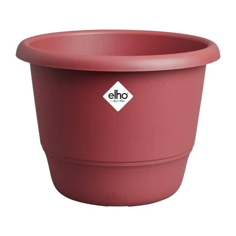 Elho - Pot De Fleurs - Elho - Amiga Rond 40 - Rouge - ø 39 X H 29 Cm - Extérieur - 100% Recyclé - Image 1