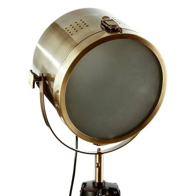 Lampadaire métal et bois Ebor bronze Atmosphera - Image 4
