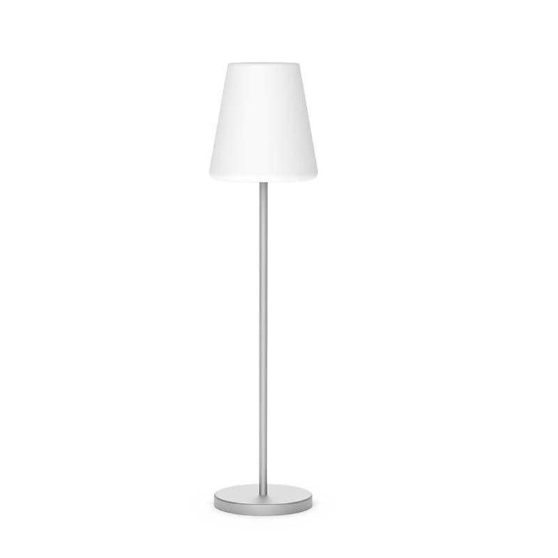Lampadaire 180 cm de haut sans fil pour l'intérieur et l'extérieur avec câble en jute. Lumière LED chaude ou . Fabriqué en Espagne. LOLA SLIM - Imagen 1