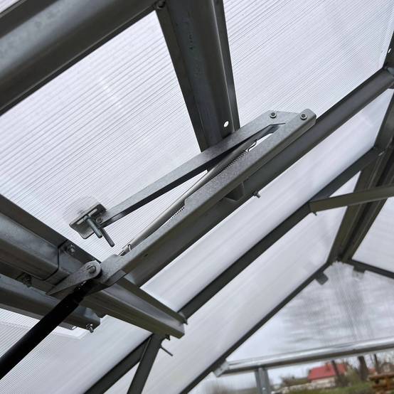 KLASIKA GREENHOUSES - Fenêtre de toit automatique pour serre KLASIKA DROP – 48 × 69 cm, ouvre-fenêtre UNIVERSAL, polycarbonate 6 mm - Image 5