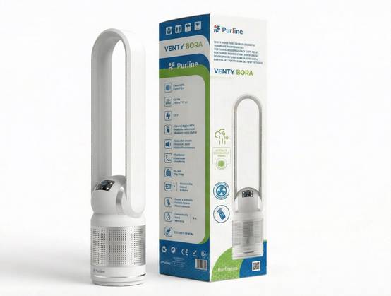 Purline - Ventilateur purificateur sans pales avec oscillation et 8 vitesses - Purline - Image 4