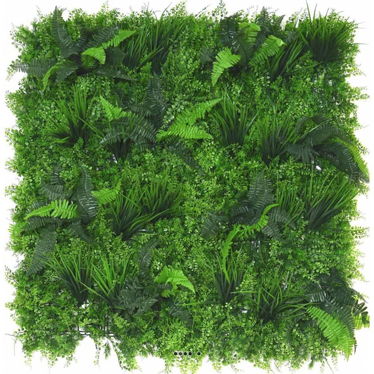 Artificielles - Plaque de feuillage mixte artificiel pour mur végétal extérieur 100 x 100 cm - Imagen 1