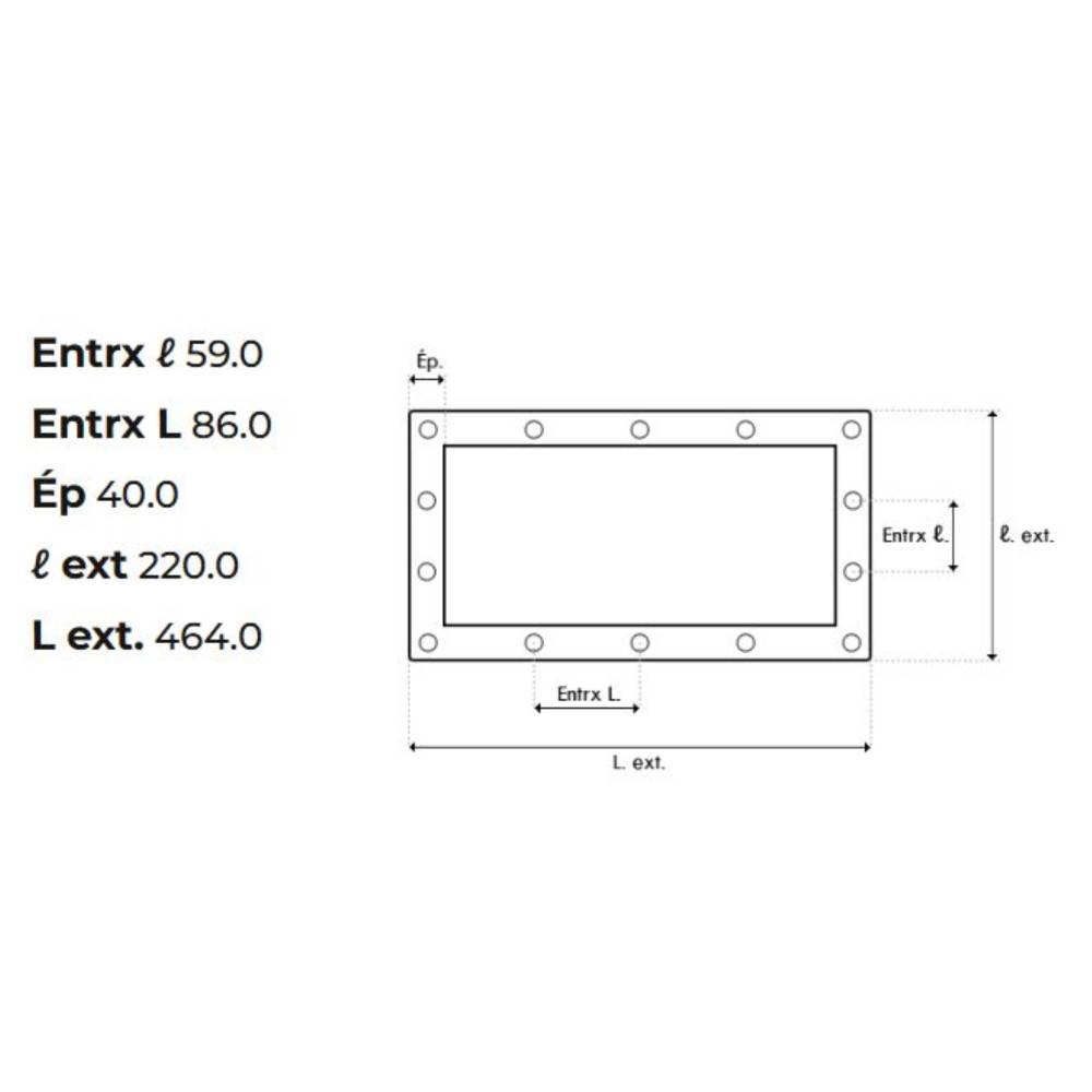Hayward - Bride grande meurtrière pour skimmer de piscine - Blanc - SPX1085B - Hayward - Imagen 3