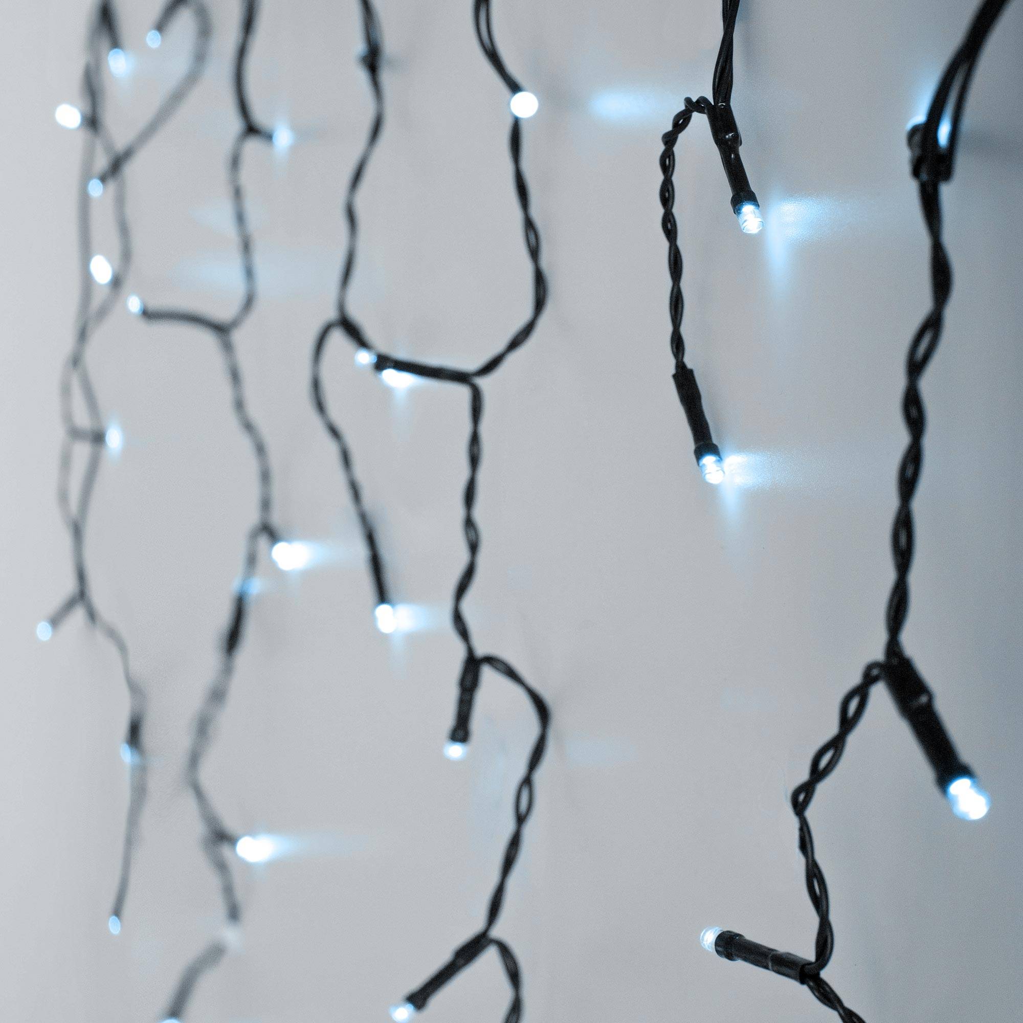 Ecd-Germany - Chaîne guirlande lumineuse à LED blanc froid 12m 360 ampoules IP44 déco Nöel - Imagen 7