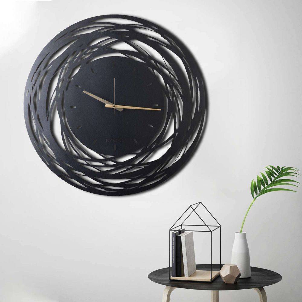 Hanah Home - Horloge en métal Lines 70 cm - Imagen 2