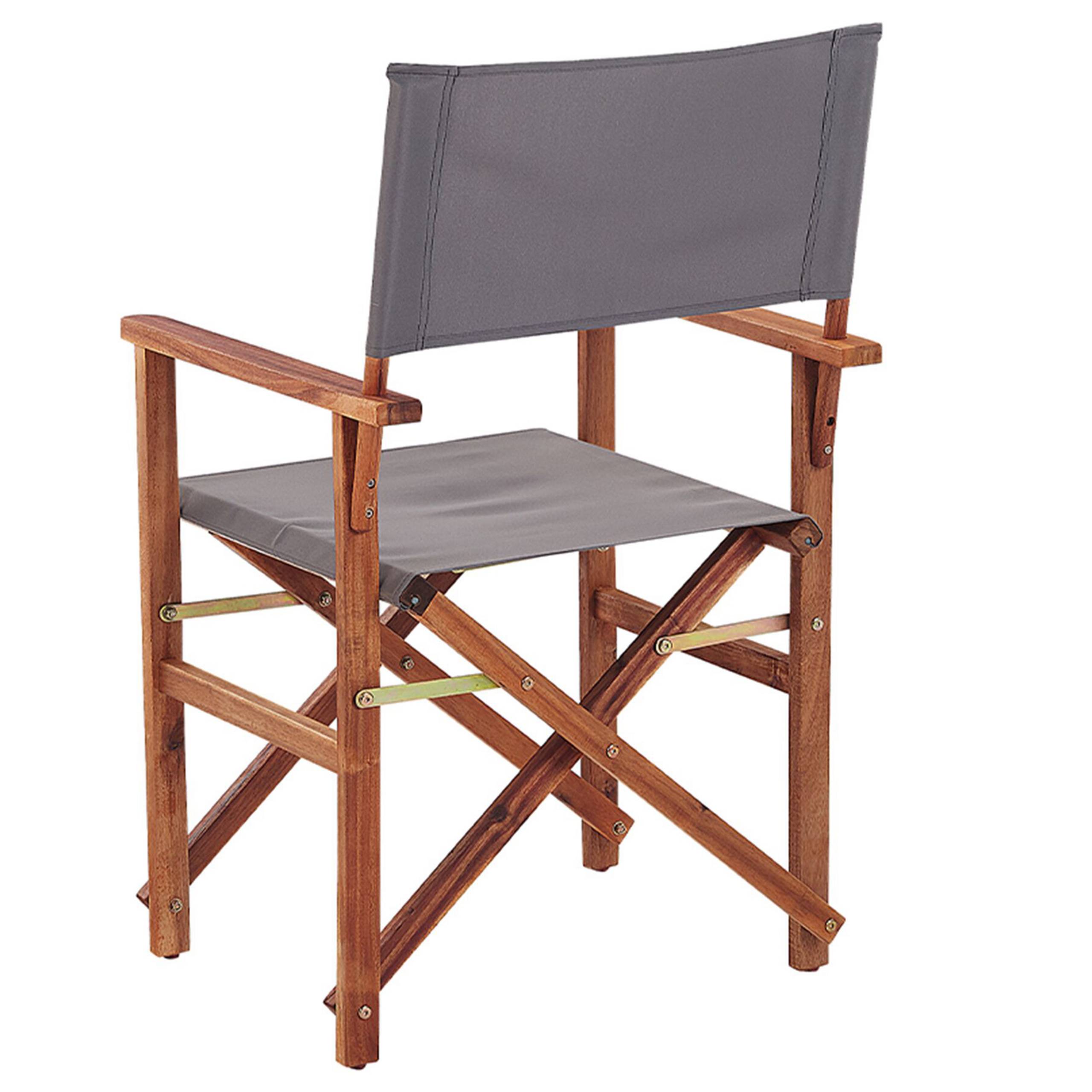 Beliani - Chaise de jardin Tissu Gris CINE - Beliani - Imagen 6