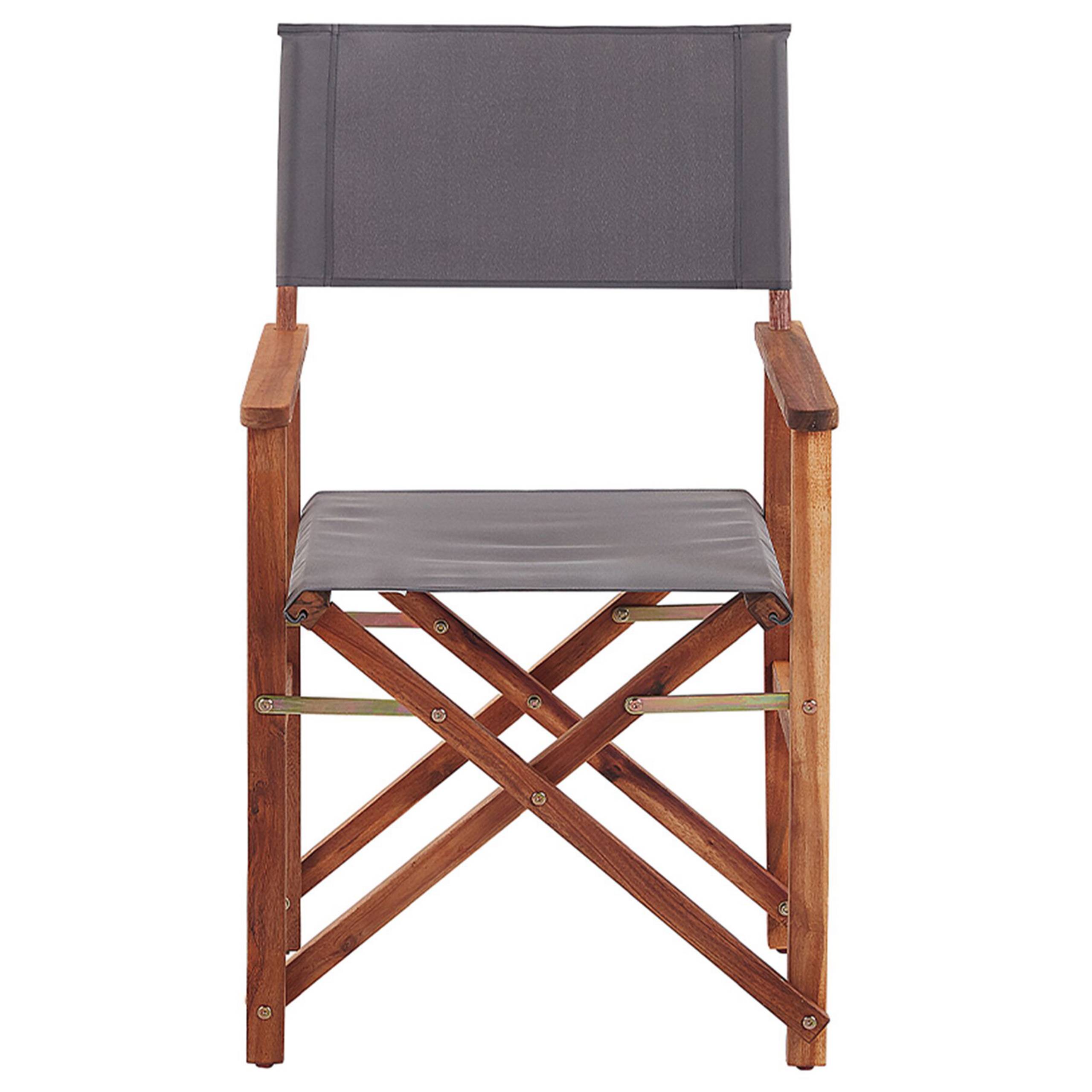 Beliani - Chaise de jardin Tissu Gris CINE - Beliani - Imagen 5