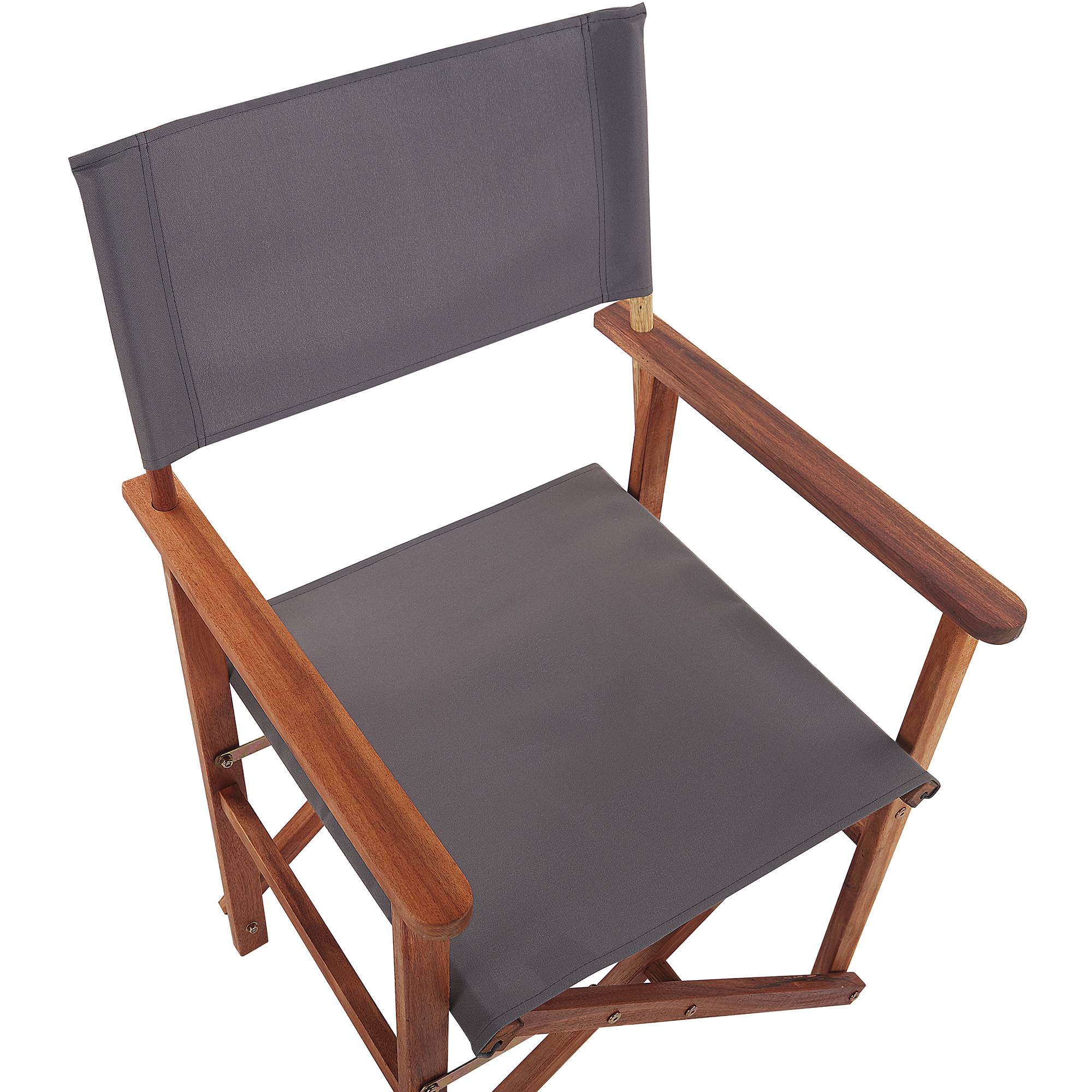 Beliani - Chaise de jardin Tissu Gris CINE - Beliani - Imagen 8