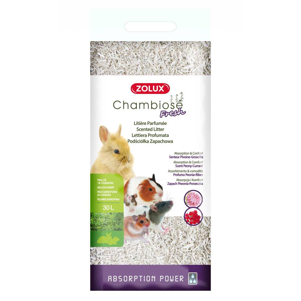 Zolux - Litière Chambiose Parfumée "Pivoine Groseille" 30 L -3 kg pour rongeur - Imagen 2