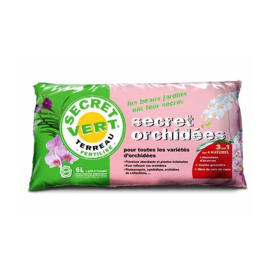 Secret Vert - Terreau pour Orchidées UAB - Secret Vert - 6L - Image 1