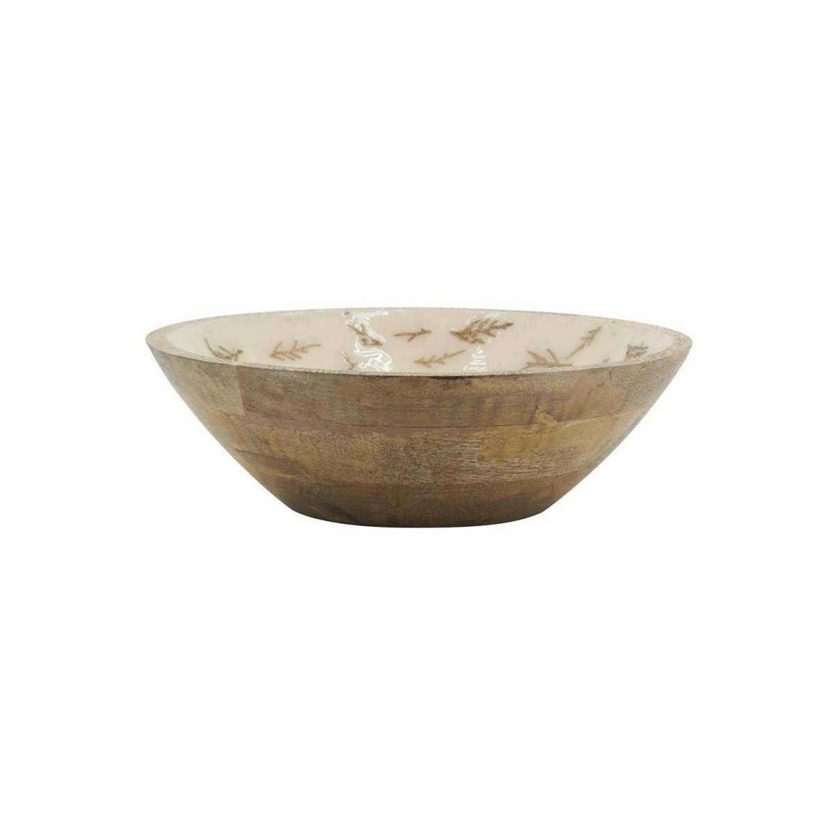 Aubry Gaspard - Corbeille en manguier déco fougères Diamètre 25 cm - Imagen 1